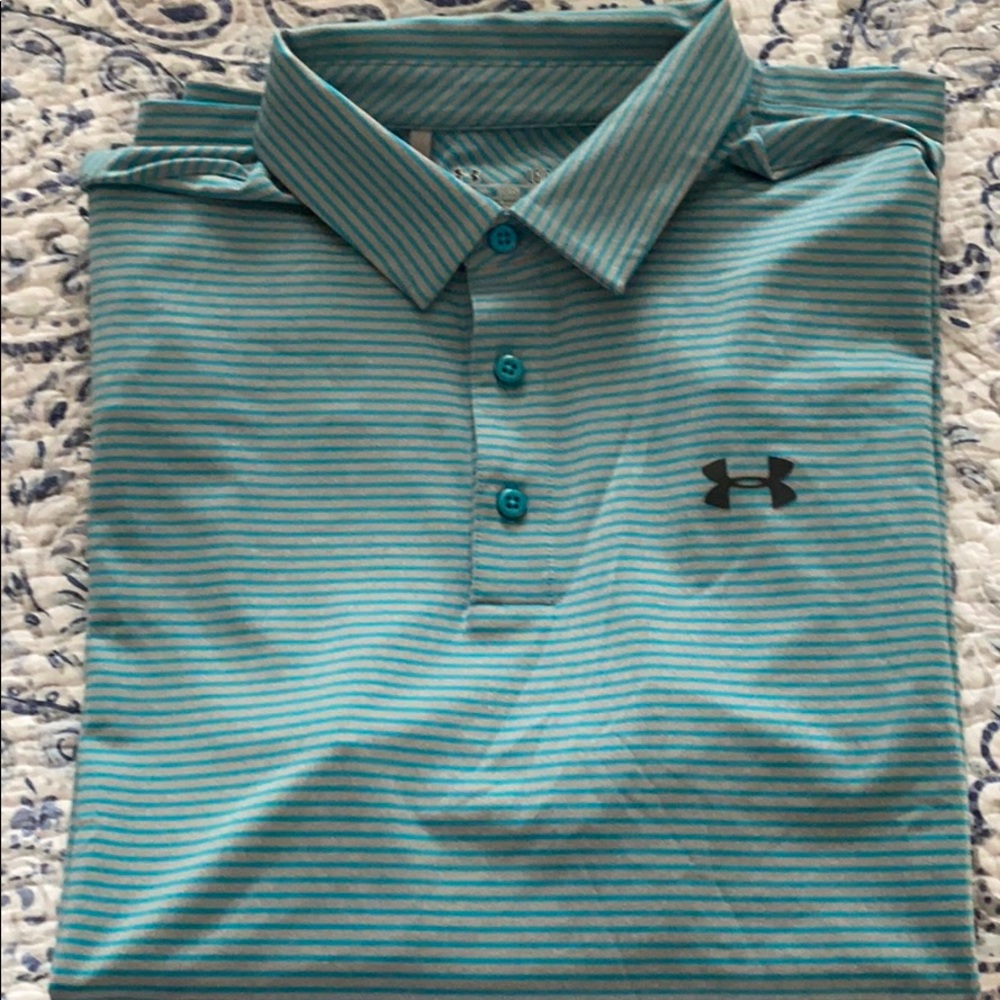 Under armed heat control polo shirt